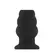 Ouch! No.50 Medium Hollow Tunnel Plug - Silicone, 102mm, Black