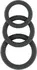 EasyToys Silicone Performance Ring Set 3 Sizes Black & Grey 8714273608468