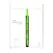 Ouch! Adjustable Glow-in-the-Dark Collar with Leash - Neon Green Finish