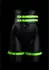 Ouch! Glow in the Dark Thigh Cuffs & Belt Set S/M - Luminous Green
