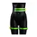 Ouch! Glow in the Dark Thigh Cuffs & Belt Set S/M - Luminous Green