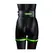 Ouch! Glow in the Dark Thigh Cuffs & Belt Set S/M - Luminous Green