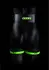 Ouch! Glow in the Dark Thigh Cuffs & Belt Set S/M - Luminous Green
