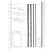 OUCH! Silicone Spiral Plug Set Advanced 4 Sizes Medical Grade Black