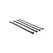 OUCH! Silicone Spiral Plug Set Advanced 4 Sizes Medical Grade Black