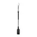 OUCH Short Rectangular Impact Crop with Imprint Handle Black