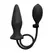 Shots Inflatable Silicone Plug Black Adjustable Size System