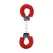 Ouch! Beginner Handcuffs Furry - Soft Adjustable Restraint, Black