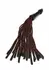 Hidden Desire Genuine Leather Knot Flogger 55cm Black-Red Handle
