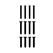 ManCage Spare Pin Set - Replacement Lock and Side Pins, 12 pcs