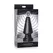 XR Brands Ass Max Large Silicone Plug - Black, Heavy Duty, 3-Inch Width