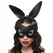 Bad Bunny Vegan Rabbit Mask with Adjustable Straps - Black, Unisex