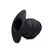 XR Brands HIVE Tunnel Plug Medium Silicone Ribbed Hollow Black
