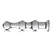 Mammoth Glass Intimate Device Three-Bump Structure Transparent