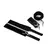 XR Brands Subtrap Adjustable Over-the-Door Restraint Set Black