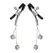 XR Brands Adjustable Nipple Clips with Rhinestone Embellishments