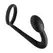 XR Brands Explorer Silicone Support Ring with Prostate Massager Black