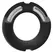 The Paradox Silicone-Metal Hybrid Intimate Ring 45mm Black Ergonomic Fit