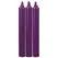Doc Johnson Japanese Drip Candles Purple 3-Pack - Body-Safe Wax