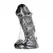 Domestic Partner War Head Black Intimate Machine with Stable Base 28cm