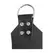Mister B Leather Sling 4-Point Black - Premium Rectangular Support 100x62cm