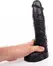 Hung System Mickey Intimate Model with Suction Base 24 cm Black