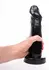 Hung System Uncut 27 cm Black Intimate Machine with Suction Base