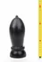 Hung System Rolling Intimate Plug 24cm Black Large Diameter 9.7cm