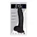 Curve Novelties Dong with Base 25.5 cm - Anatomical PVC, Suction Cup
