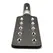 E-Stim Spiked Paddle Black - Electro Conductive Impact Tool, PU Leather