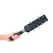 E-Stim Spiked Paddle Black - Electro Conductive Impact Tool, PU Leather