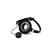 XR Brands Pie Hole Silicone Open Mouth Gag with Removable Plug Black