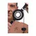 XR Brands Pie Hole Silicone Open Mouth Gag with Removable Plug Black
