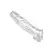 XR Brands Size Matters Clear Enhancement Sleeve & Ball Separator