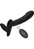 INFERNO Double Vibrating Strap-On Silicone 14cm Remote-Controlled Black