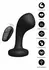 Bullshead Power Anal Plug Remote Control Silicone Black USB-C
