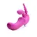 Regal Rider Triple Vibrating Silicone Intimate System - Strapless, Black