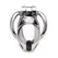 Rikers 24-7 Stainless Steel Secure Locking Chastity Cage - Compact Design
