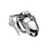 Rikers 24-7 Stainless Steel Secure Locking Chastity Cage - Compact Design