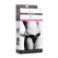Crave Double Penetration Imitation Leather Harness, Adjustable, Black
