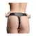 Crave Double Penetration Imitation Leather Harness, Adjustable, Black
