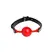 XR Brands Hush Gag Silicone Adjustable Comfort System Black