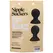 Doc Johnson Silicone Suction Cups for Nipple Stimulation - Pair, Black