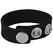 Perfect Fit Silicone 3 Snap Adjustable Ring - Black, Universal Size