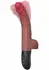 Realistic Thrusting and Wiggling Vibrator with Remote, Suction Base, Silicone