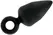 ManzzzToys Putin Black Large Silicone Plug 12cm Waterproof - Black