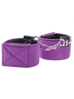 Shots Reversible Ankle Cuffs Black & Red Adjustable Design