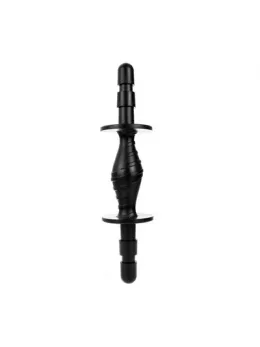 Hung System Double Handle - Universal Connection Mount, Black