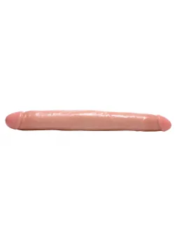 Master Series двустранно гъвкаво PVC дилдо, светло, 44,5 см