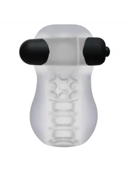 Doc Johnson GoodHead Helping Head Pro Frosted Vibrating Sleeve 3”